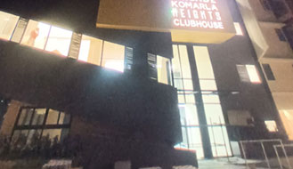 Brigade Komarla Heights Tower A: Internal ,External lighting and signages works are in progress as on March '25