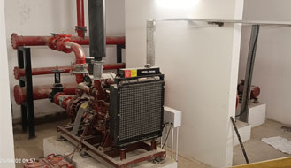 Brigade Komarla Heights Tower A: FIRE pump room works are 100% completed as on March '25