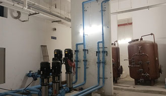 Brigade Komarla Heights Tower A: Water Treatment Plant Equipment installation works are in progress as on March '25