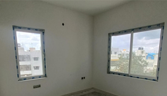 Brigade Komarla Heights Tower A : Finishing Works. UPVC Windows fixing completed till 10th floor as on October '23