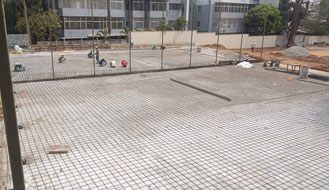 Brigade Komarla Heights Tower B : Common Area Sports amenities work in progress as on February '25