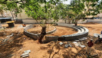 Brigade Komarla Heights Tower B : Common Area Sports amenities work in progress as on February '25